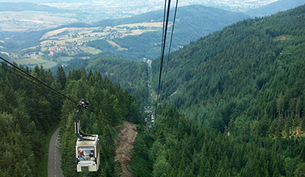 Schauinslandbahn bei Freiburg im Breisgau